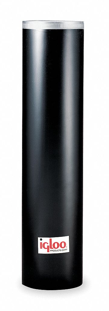 4GL74 - Cup Dispenser Blk 250-7 to 8oz Cone Cups
