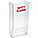 PROTECTIVE EYEWEAR DISPENSER, STACK-TOWER, VERTICAL, PE, CLEAR, 8X15¾X4 IN, 25 PAIRS