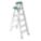 STEPLADDER, 6 FT LADDER SIZE, ALUMINUM, 225 LB LOAD CAPACITY, 10 LB W, 1.9 FT STANDING H