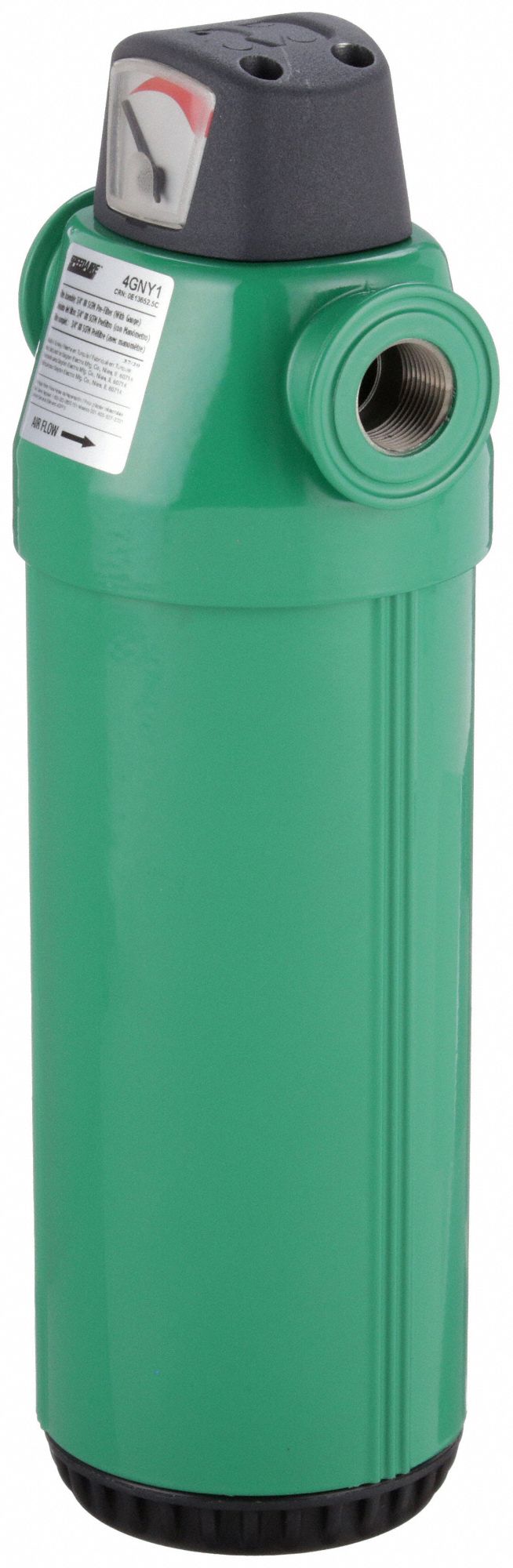 SPEEDAIRE Compressed Air Filter 5 micron, 3/4 in NPT, 88 cfm, 290 psi