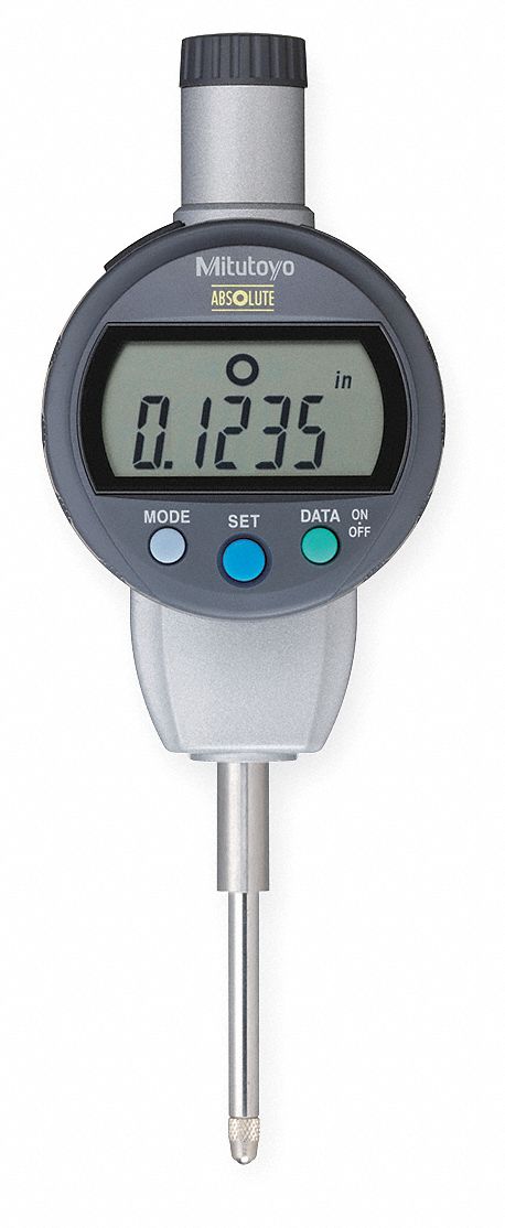 DIGITAL INDICATOR, 0 IN TO 1 IN RANGE, IP42, +/-01 IN ACCURACY, CABLE DATA OUTPUT