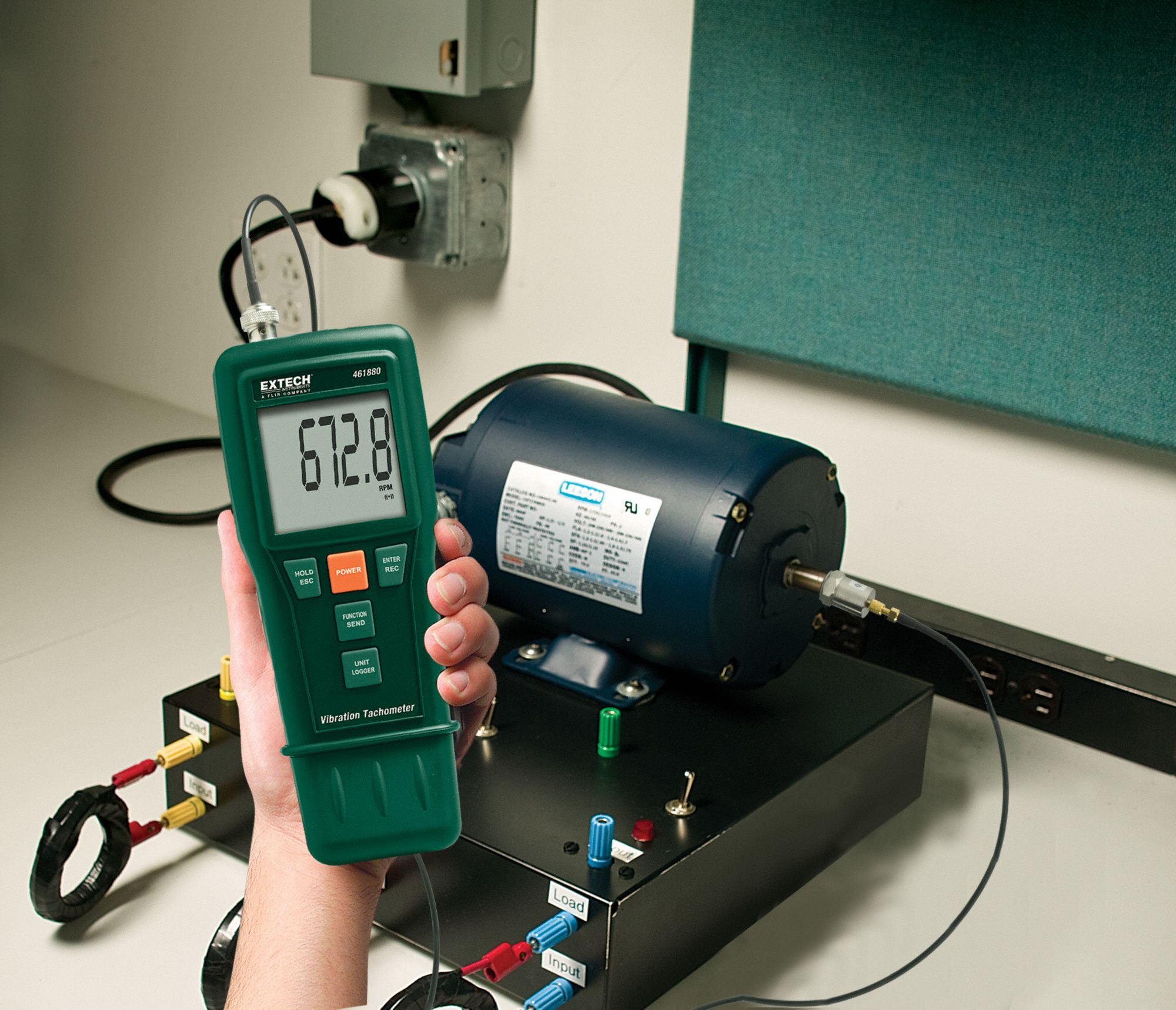 EXTECH Laser Tachometer, 0.5 to 19, 999 rpm 4GRC3461880NIST Grainger