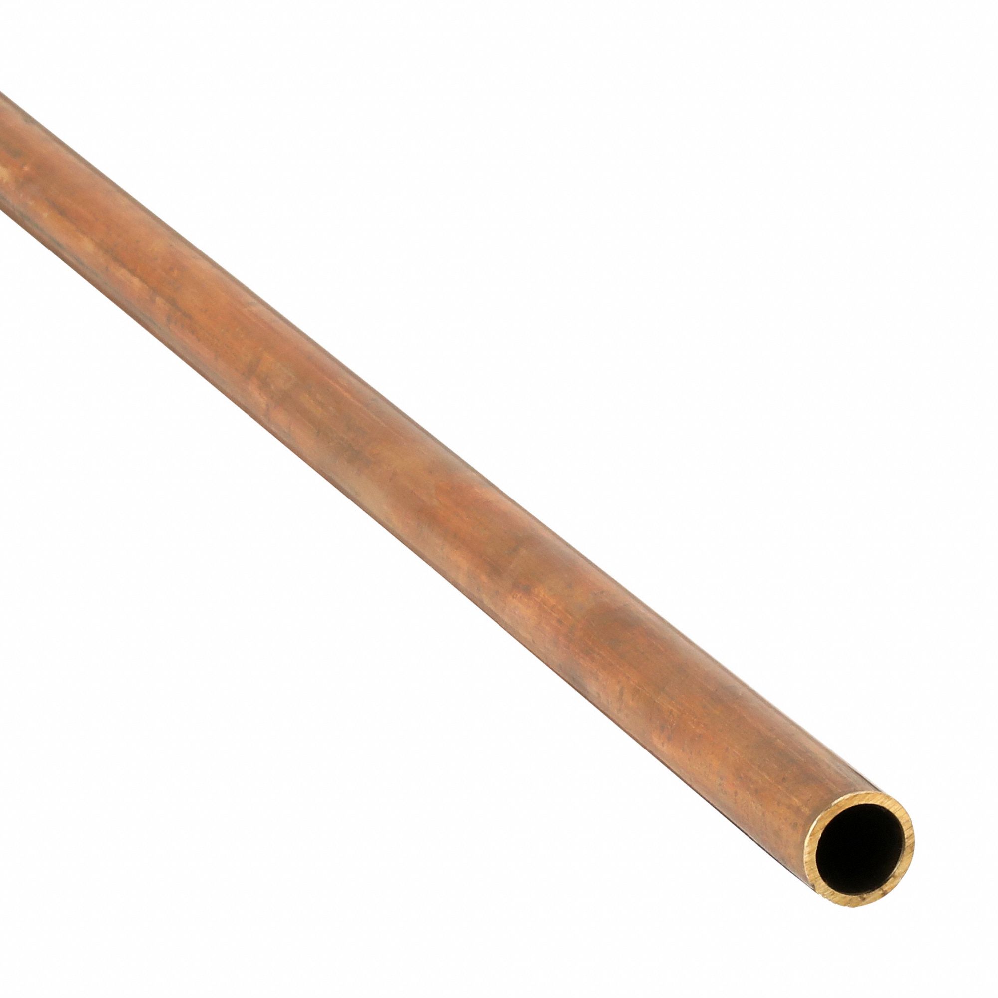 Pipe: Red Brass, 3/4 in Nominal Pipe Size, 6 ft Overall Lg, Unthreaded, Schedule 40