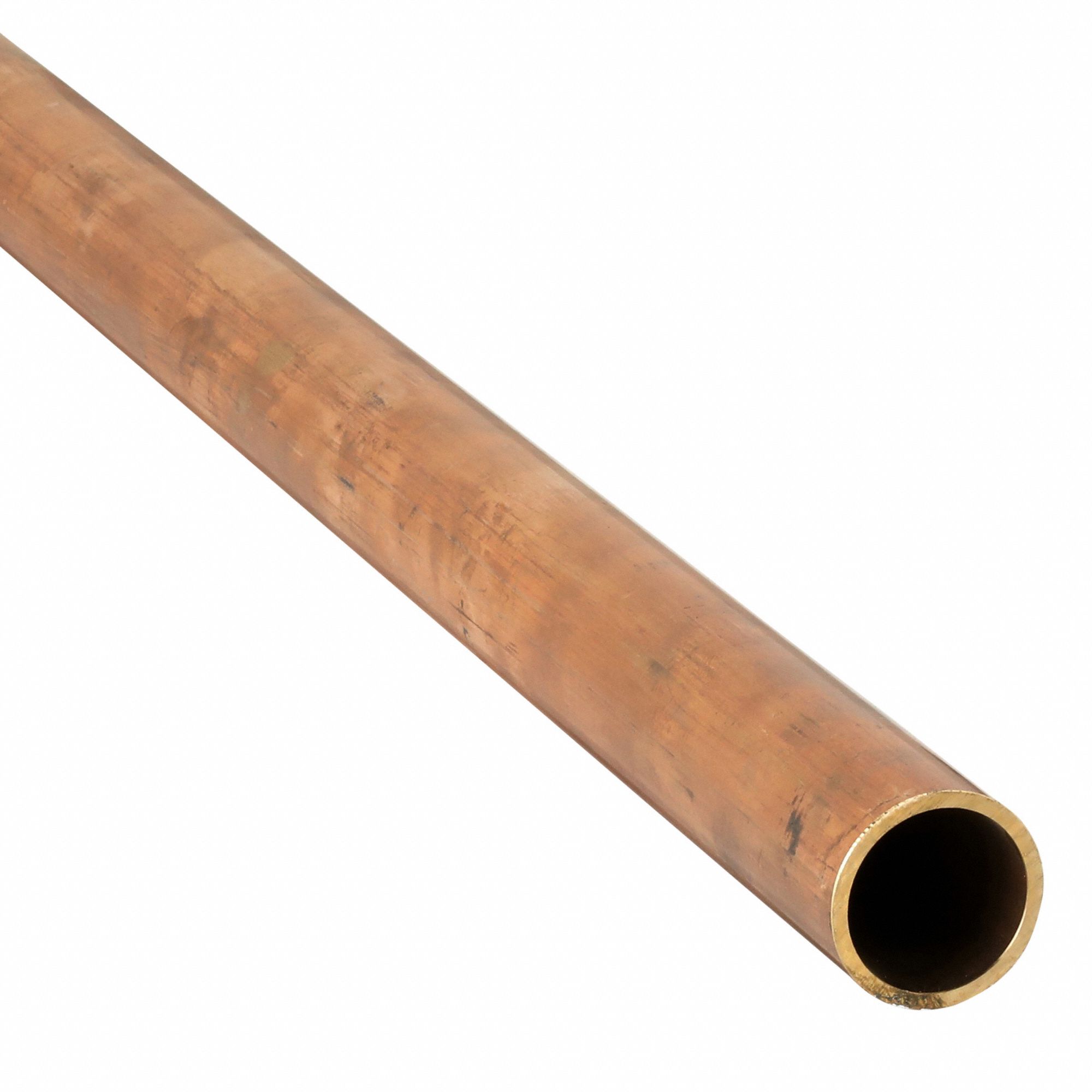 PIPE: RED BRASS, 1½ IN NOMINAL PIPE SIZE, 6 FT L, UNTHREADED, SCHEDULE 40