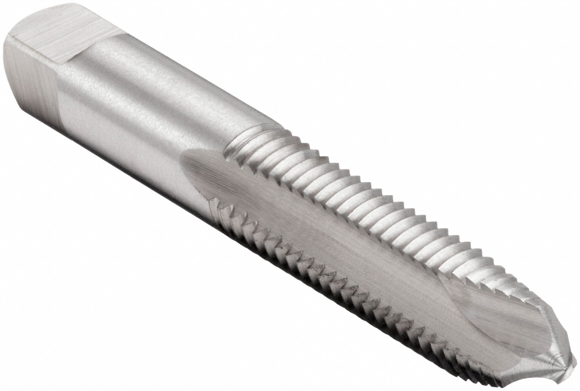 SPIRAL POINT TAP, 7/16"-14 THREAD, 1 7/16 IN THREAD L, 3 5/32 IN LENGTH, PLUG