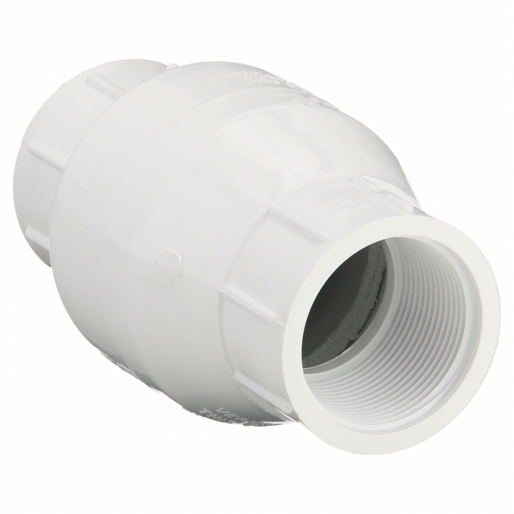 SWING CHECK VALVE,PVC,1-1/2 IN.,FNPT