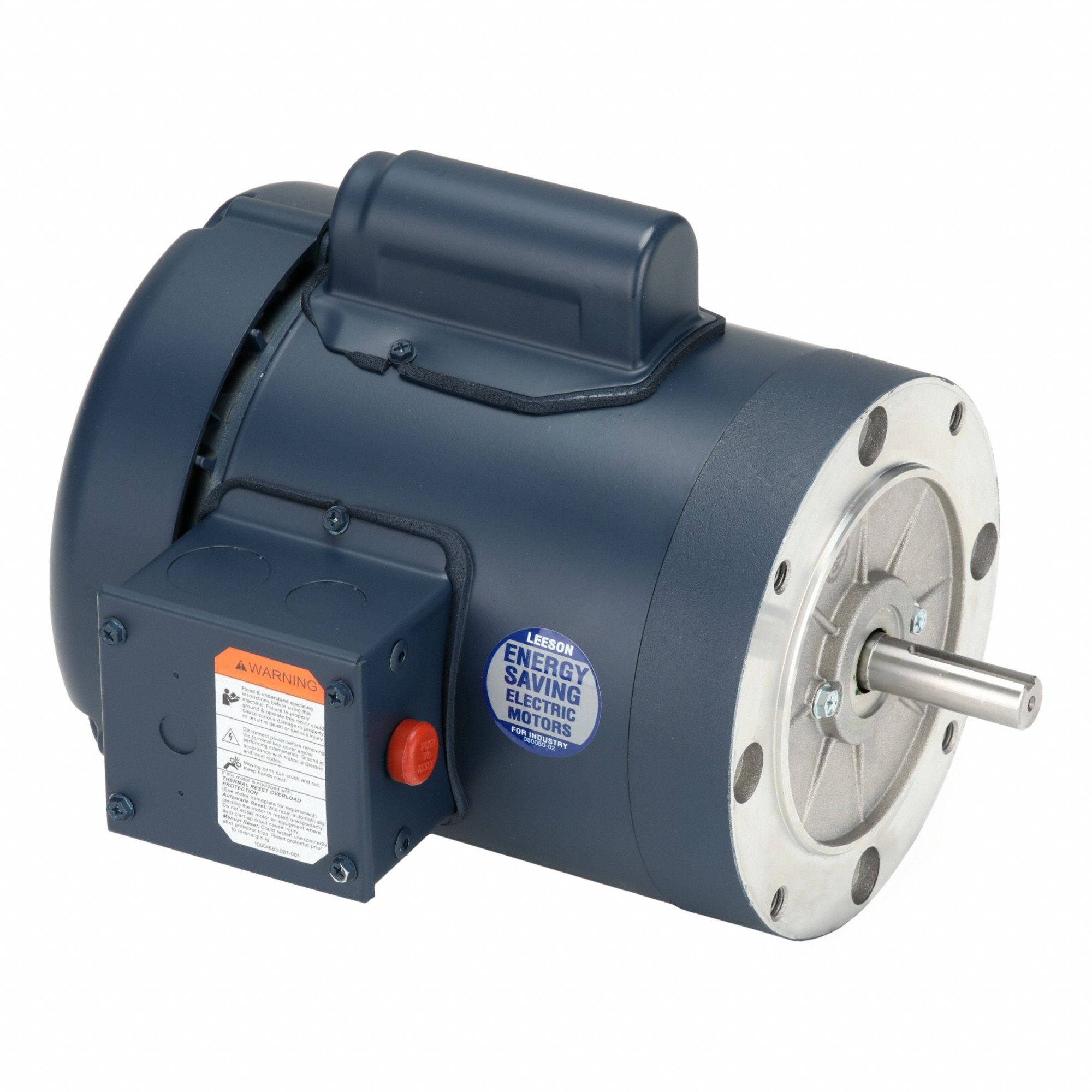 50 Hz Motor: Totally Enclosed Fan Cooled, 56C Frame Size, C-Face Mounting, Manual, 1/3 hp, 1
