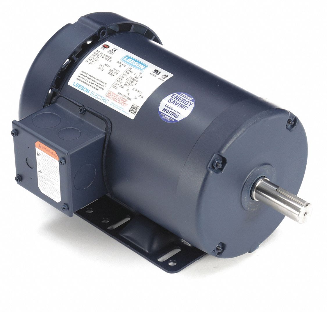 LEESON 50 Hz Motor: Totally Enclosed Fan-Cooled, HP, 2,850 Nameplate RPM, 220/380/440V AC - 4GUU3|121094.00 -