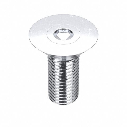 ASME B18.3/ASTM F835, 3⁄16 in Drive Size, Socket Flat Head Cap Screw