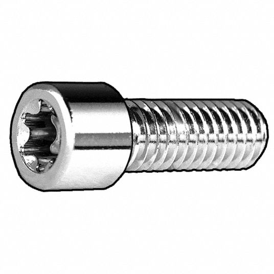 GRAINGER APPROVED Cylindrical, Socket Head Cap Screw, 5/16"24, Steel