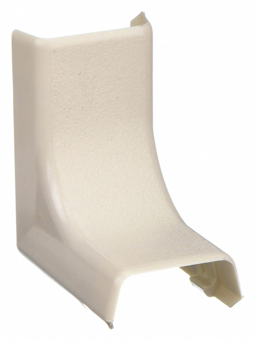 Internal Elbow: 400, 1 in Wd, 1/2 in Ht, Plastic, Ivory