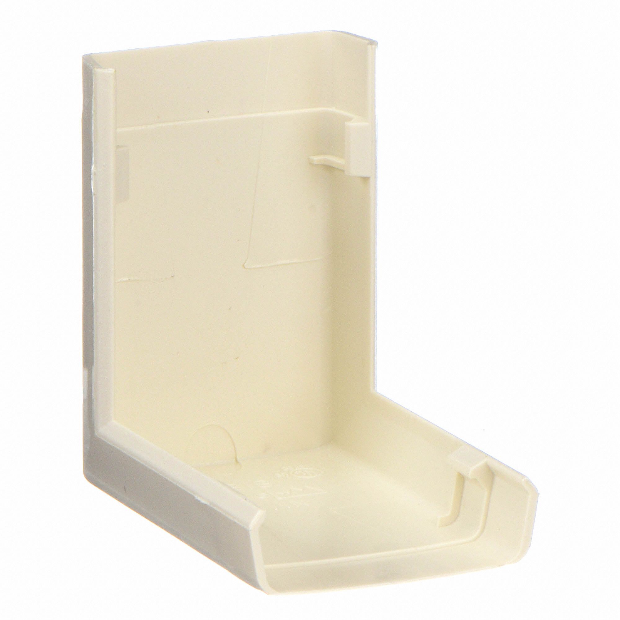 LEGRAND External Elbow: 800, 1 1/4 in Wd, 1/2 in Ht, Plastic, Ivory ...