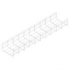 WIRE MESH CABLE TRAY, 8 IN W, 4 IN H, 10 FT L, 76 LB, STEEL, ZINC PLATED