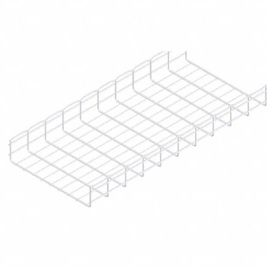Cablofil CF105/450EZ Wire Mesh Cable Tray, 18X4In, 10 ft