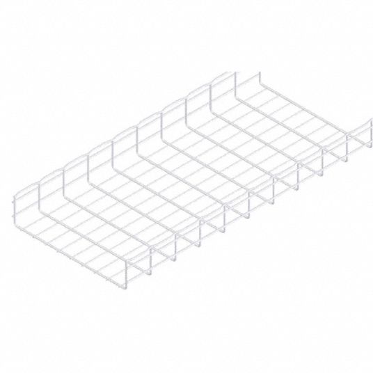 Wire Mesh Cable Tray - (2) 450 x 100 x 1500 mm (5 ft.); When