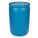 TRANSPORT DRUM, HDPE, 55 GAL, UNLINED/NO INTERIOR COATING, BLUE/BLUE, PLASTIC