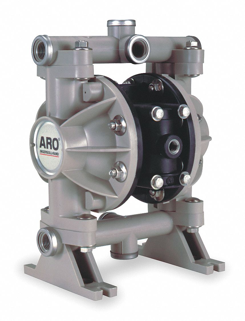 INGERSOLL RAND / ARO Double Diaphragm Pump, 19 cfm Max. Flow, Single