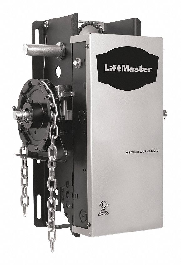 Liftmaster Commcl Door Opener Hoist Left Max H 14ft Garage Door