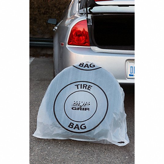 PET-COMTIREBAG Brand New! 250 Bags/Roll Plastic Tire Cover Bags 