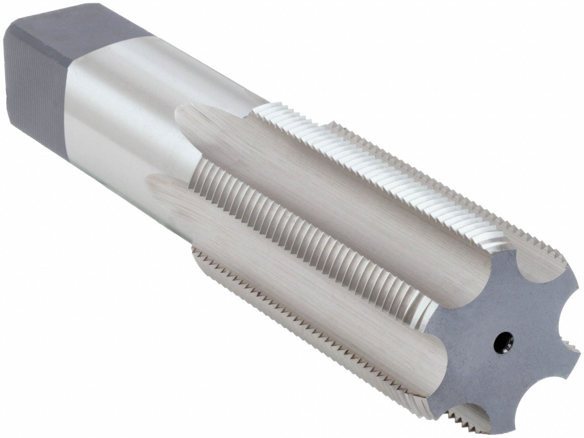 Straight Flute Tap: 1 1/2"-12 Thread Size, 3 in Thread Lg, 6 3/8 in Overall Lg, Bottoming