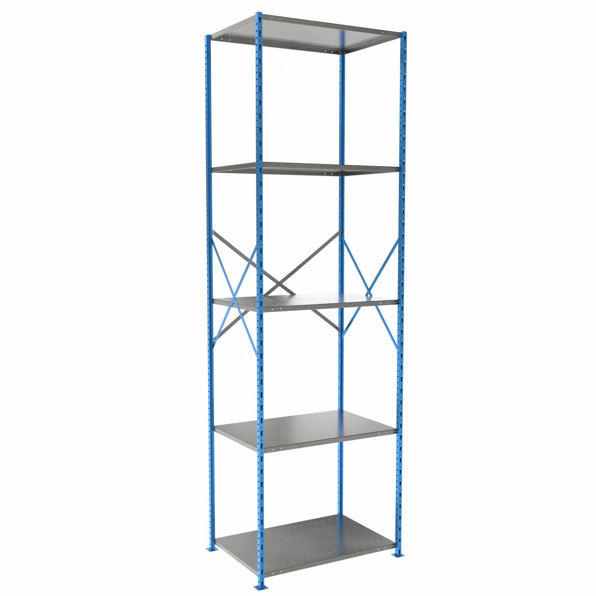 HALLOWELL, Starter, HeavyDuty, Metal Shelving 4HAH4H75102410PB