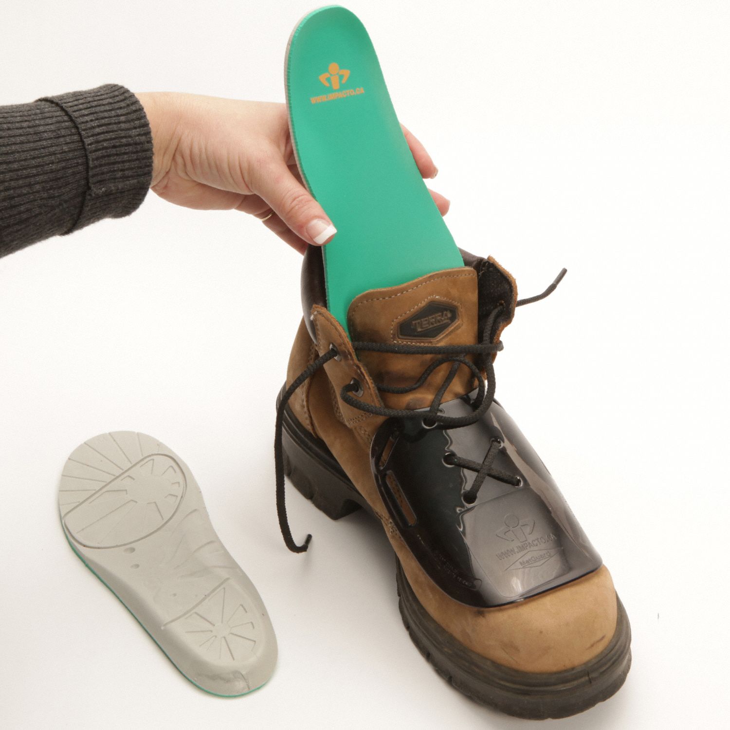 IMPACTO AIRSOL Insole: Green, Unisex, Men's 9 to 10-1/2 / Women's 11 to ...