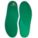 UNISEX FLAT INSOLES, SZ 13 TO 14/14.5 TO 16, FOAM, GREEN, 14 X 5 X½ IN, ROUND TOES