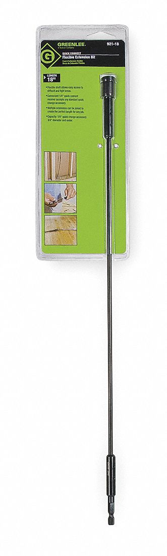 Flexible Drill Extension, 3/16x36In