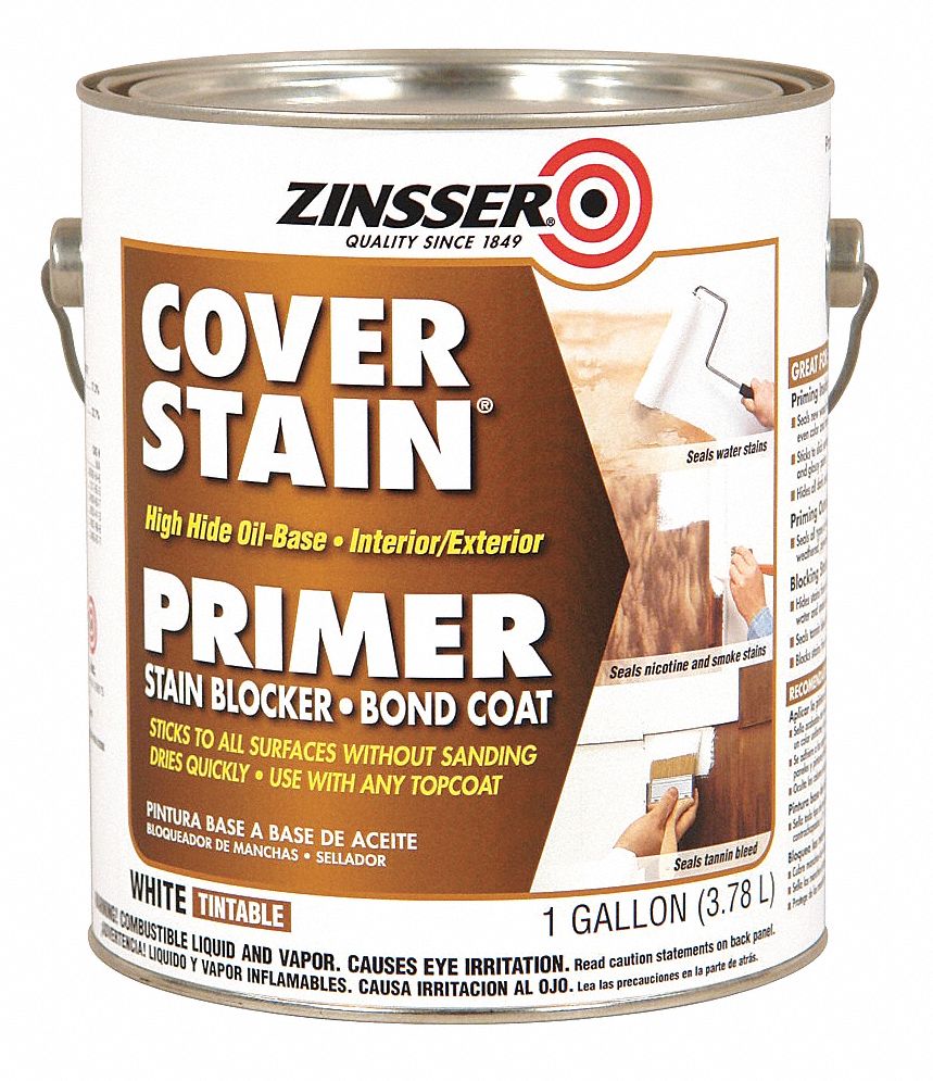 ZINSSER Interior/Exterior Primer/Sealer Stain Killer with