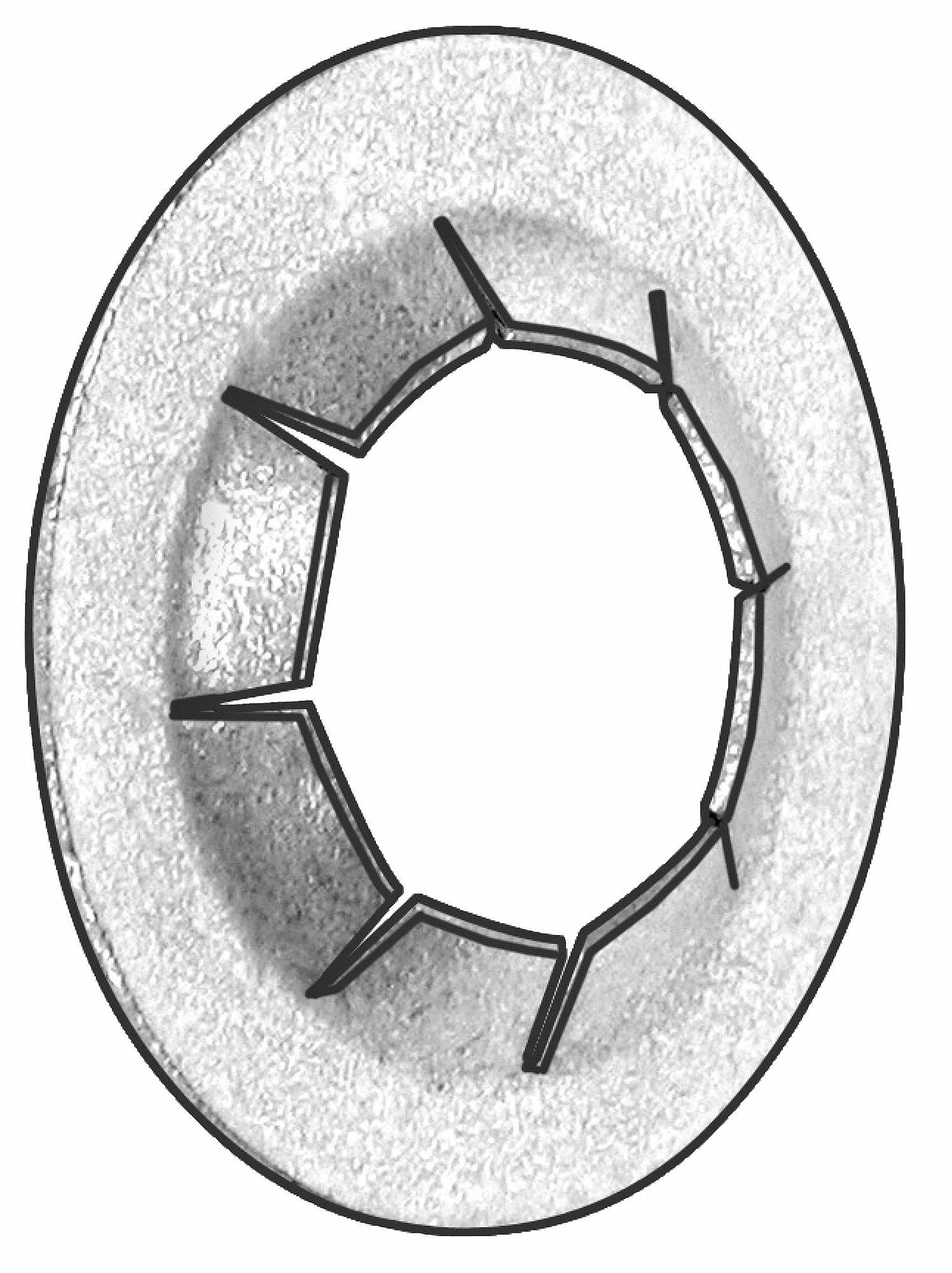 4HFV7 - Push Nut Stud Retention Stl 1/16In PK200