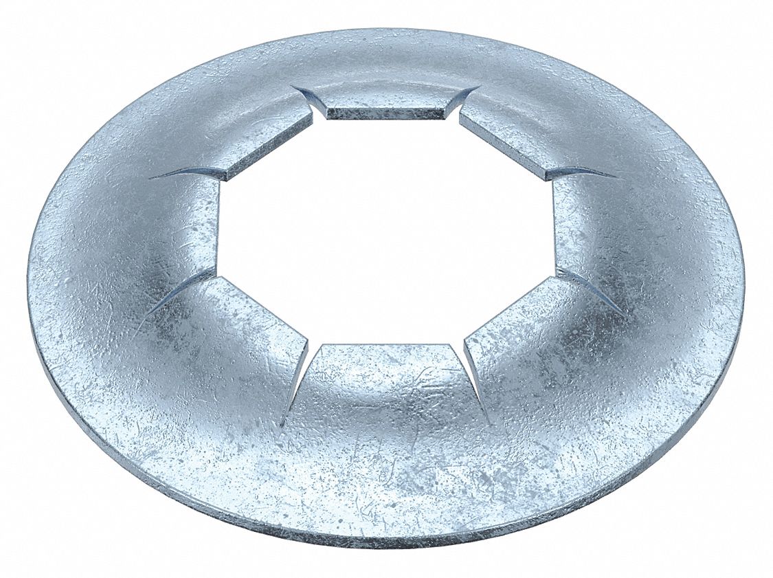 ÉCROU CAPUCHON,ROND PLAT,ACIER RESSORT,GALVANISÉ,P/VIS ⅜PO,¾PO LA, 200PQ