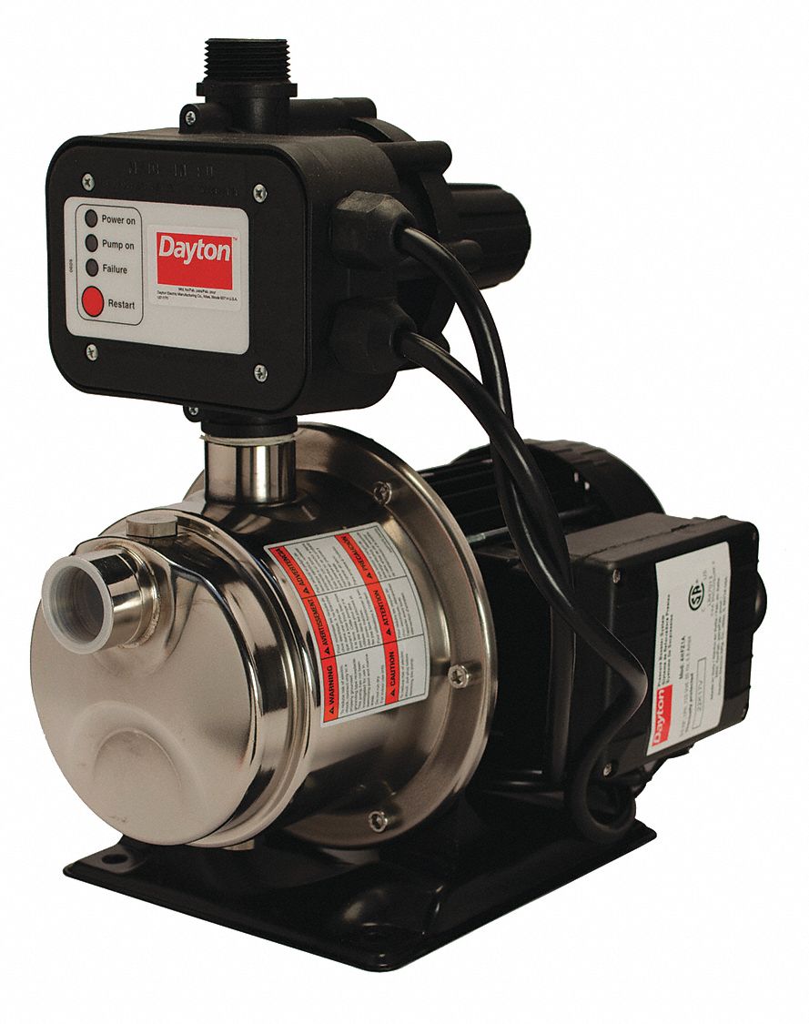 BOOSTER PUMP, 3/4 HP, 115V, 7.2 AMP