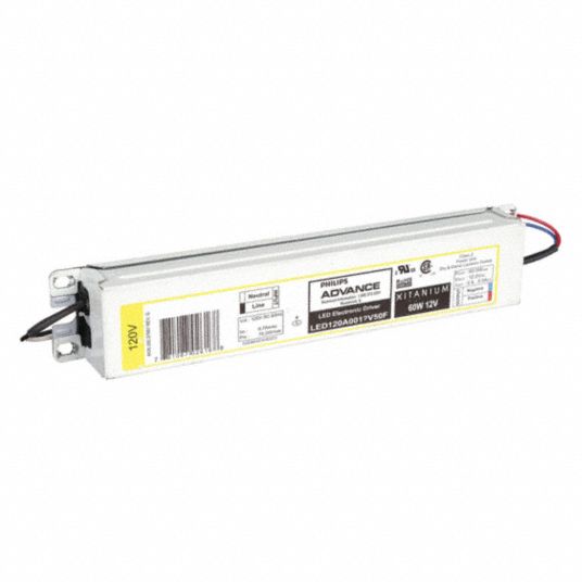 ADVANCE, 120V AC, 12V DC, LED - 4HGK8|LED120A0012V50F