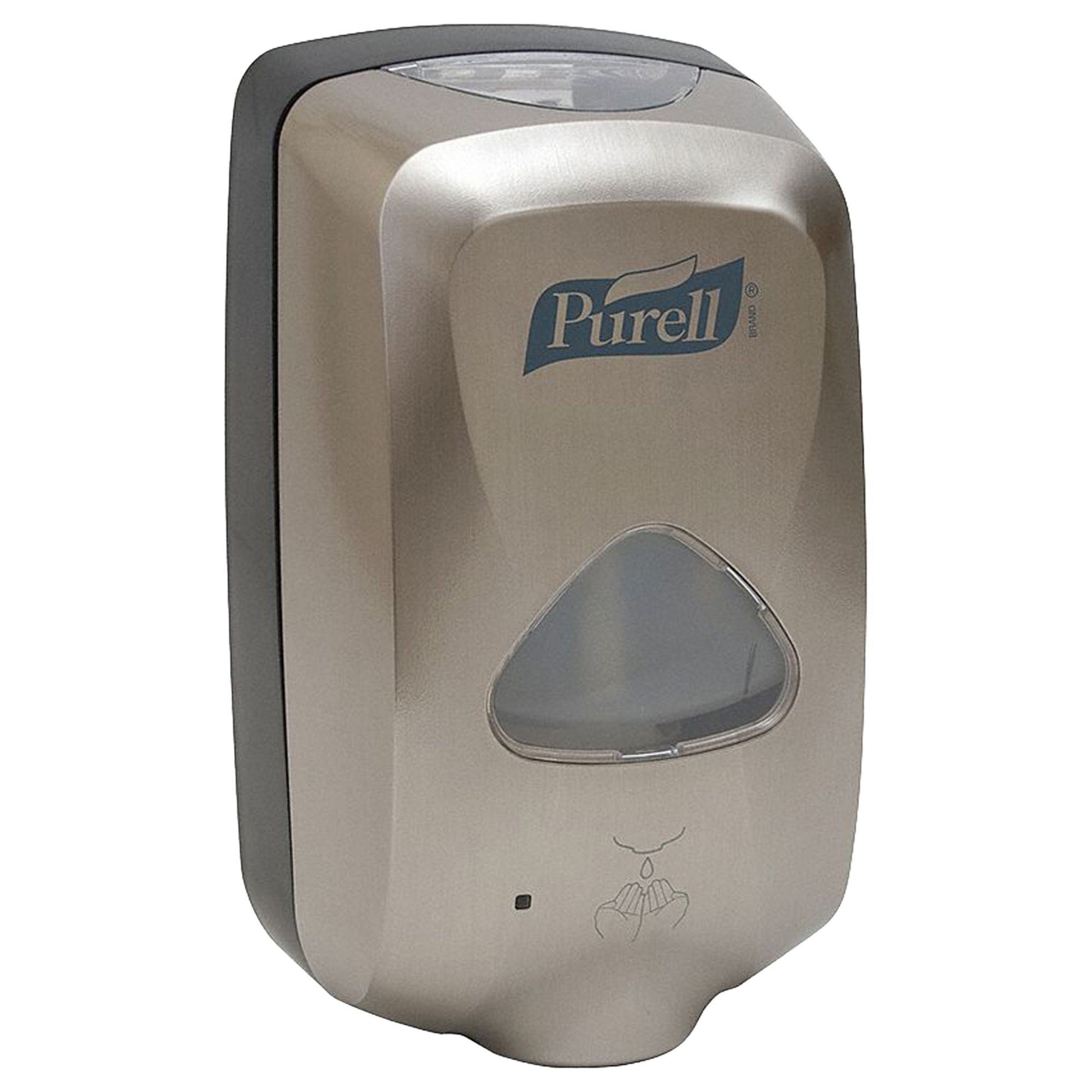 HAND SANITIZER DISPENSER, AUTO, TFX SERIES, SILVER, NICKEL, 1,200 ML REFILL SIZE
