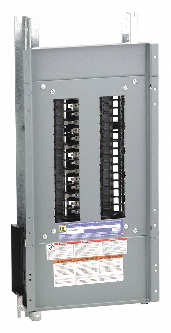SQUARE D Panelboard Interior, Main Lug, Convertible, Circuit Breaker