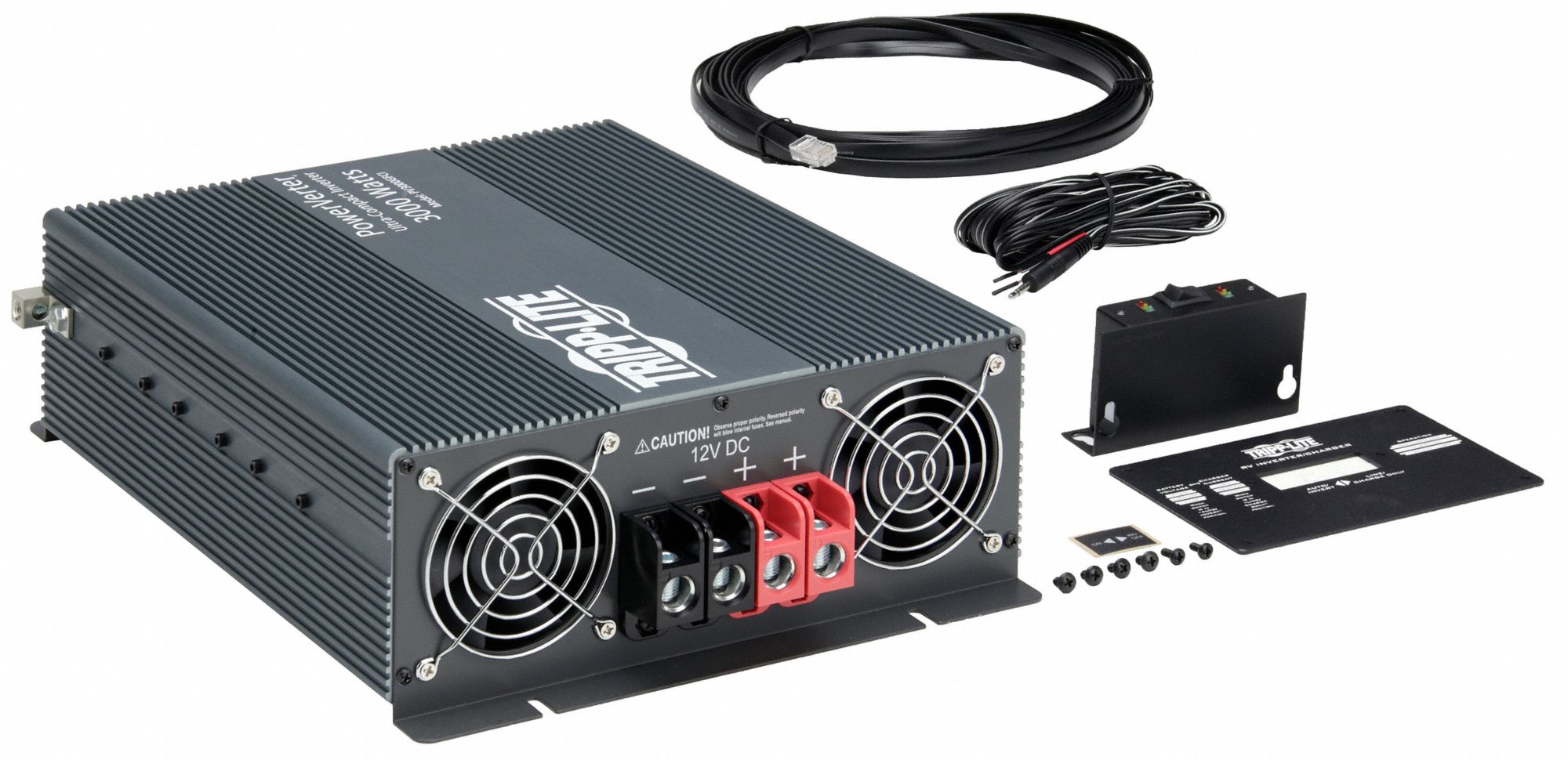 TRIPP LITE Inverter: Modified Sine Wave, Input Terminals, 3,000 W ...