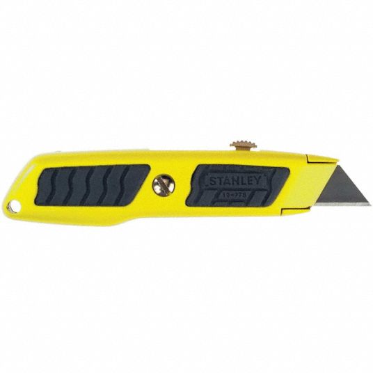 STANLEY, 6 in Overall Lg, Steel Std Tip, Utility Knife - 5C945