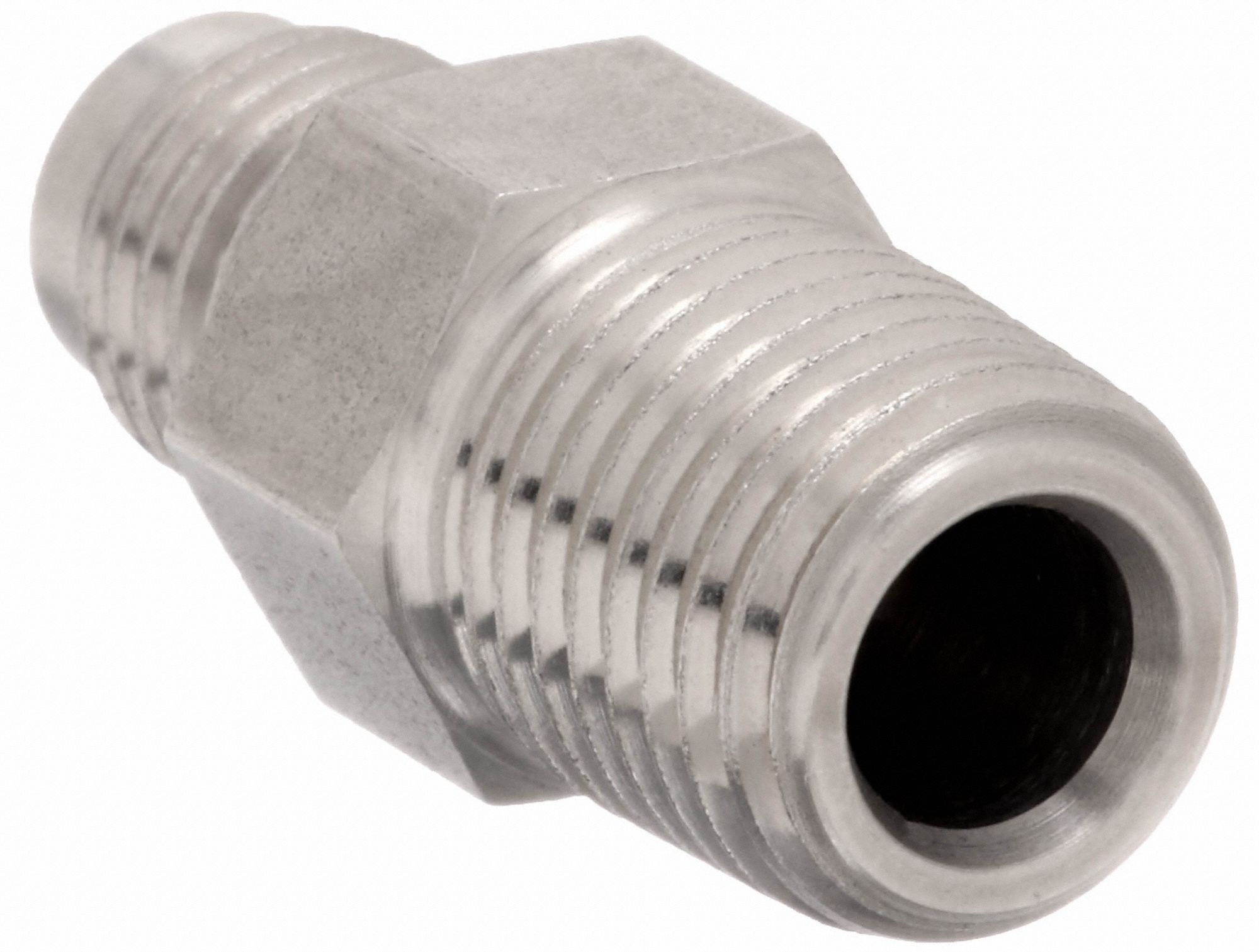GRAINGER APPROVED Hydraulic Hose Adapter, Fitting Material 316