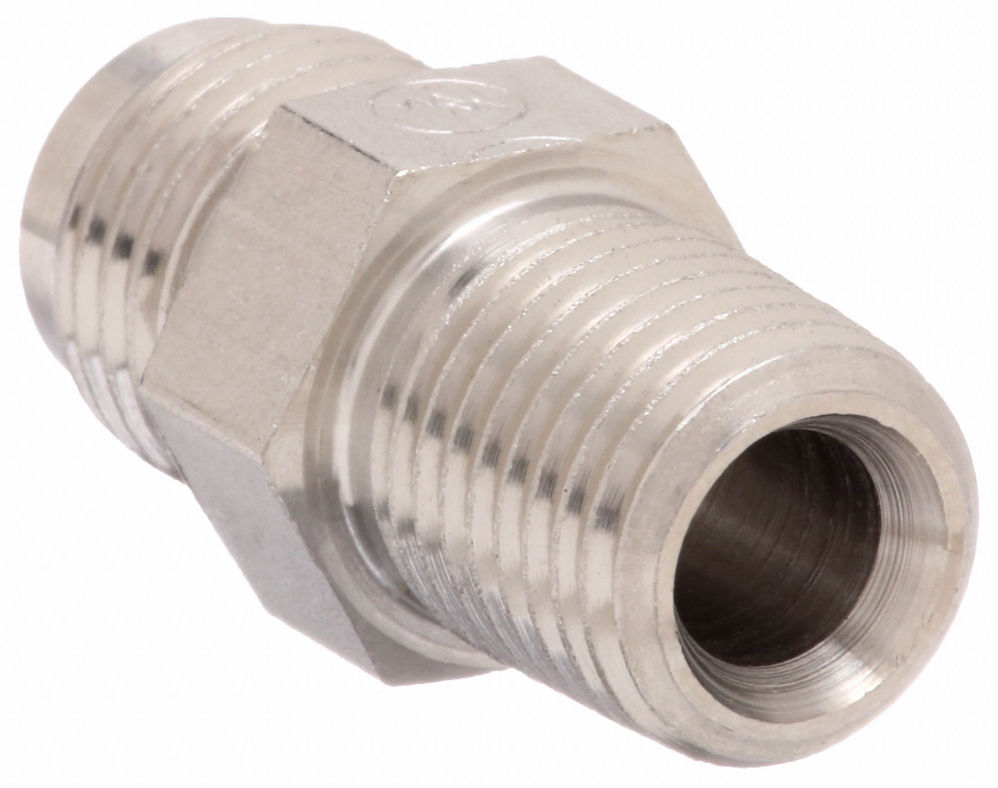 GRAINGER APPROVED Hydraulic Hose Adapter 1/8 in x 1/4 in Fitting Size