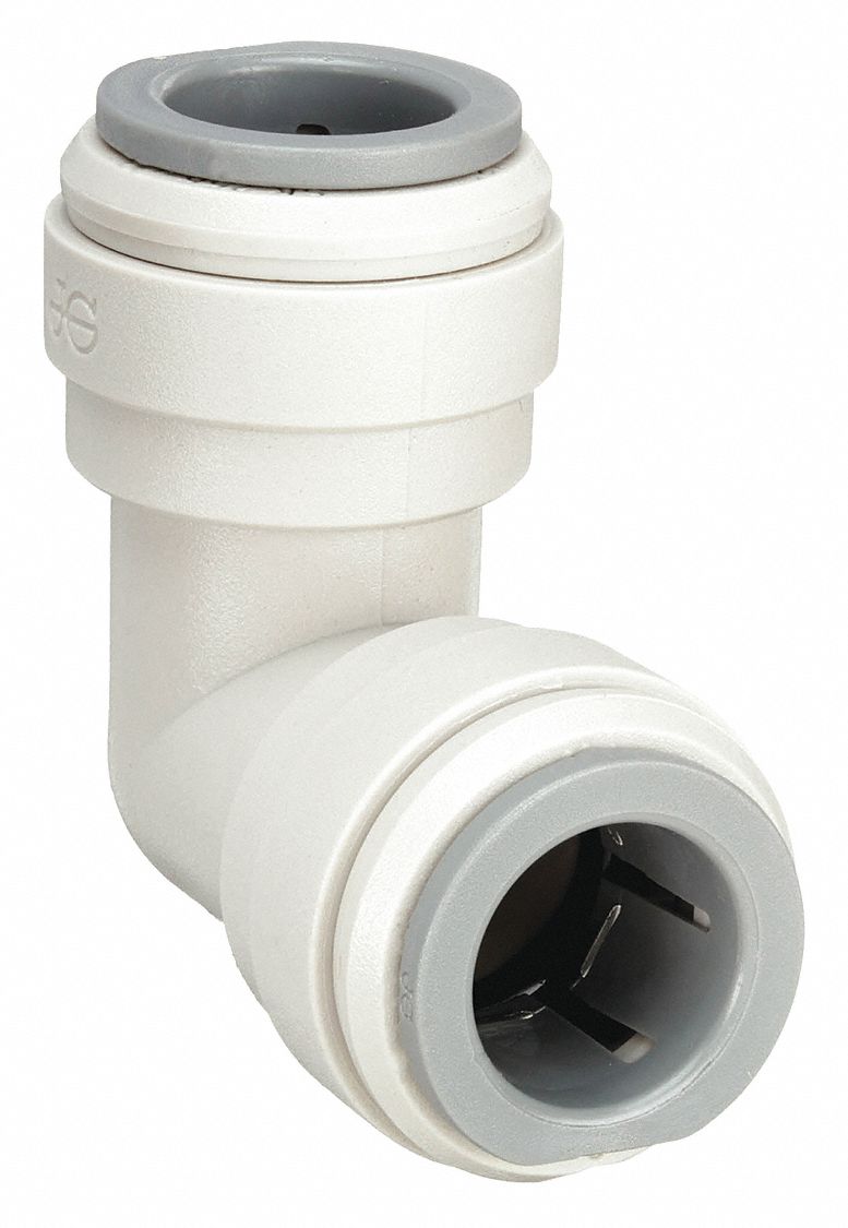 UNION ELBOW: ACETAL, PUSH-TO-CONNECT X PUSH-TO-CONNECT, FOR ½ IN X ½ IN TUBE OD, 10 PK