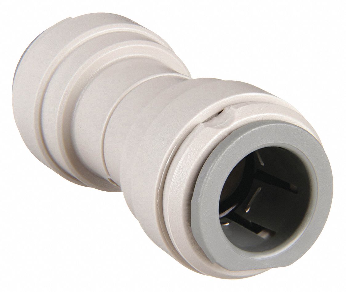 UNION ADAPTER: ACETAL, PUSH-TO-CONNECT X PUSH-TO-CONNECT, FOR ½ IN X ½ IN TUBE OD, 10 PK