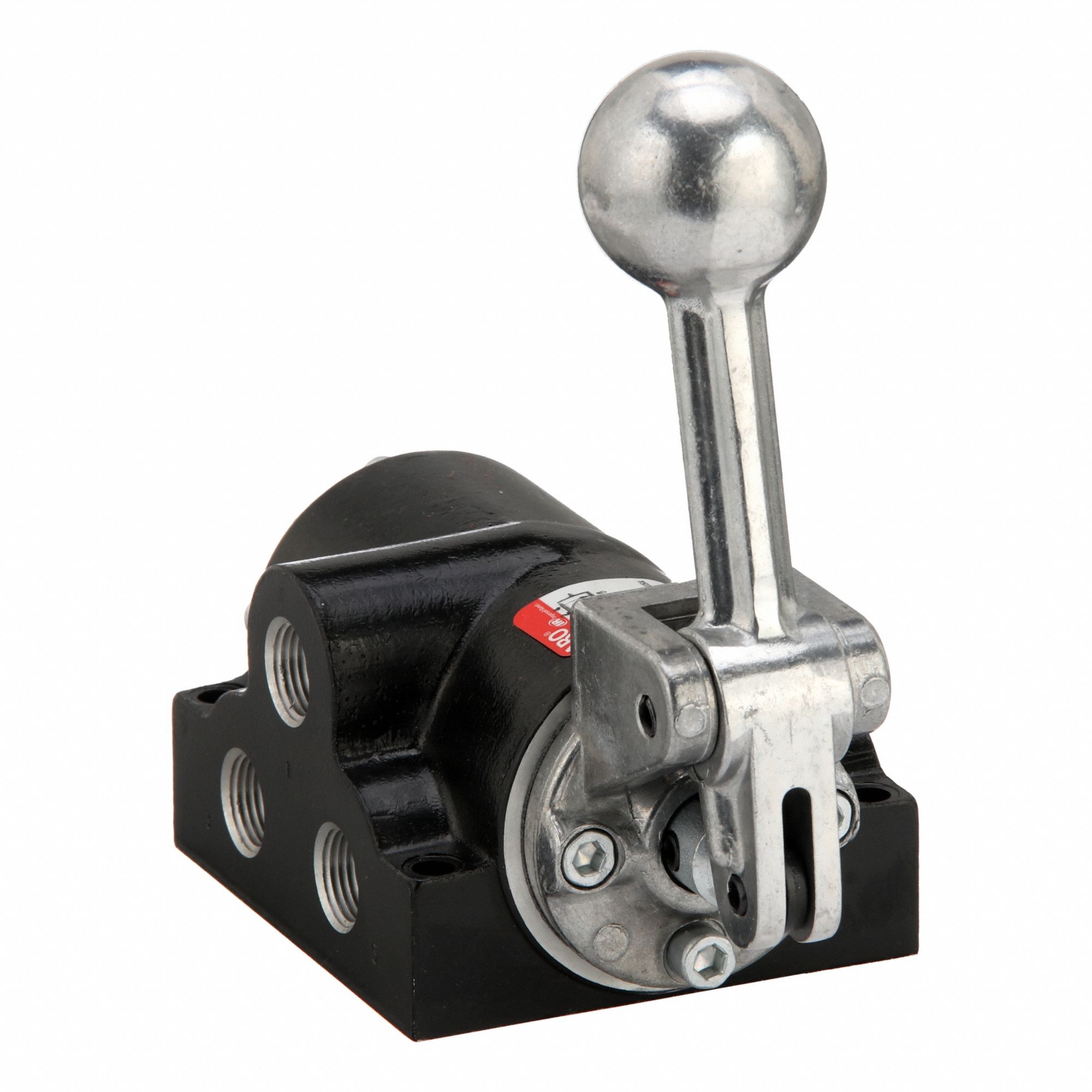 Manual Air Control Valve: K, Four-Way / Two-Position, Lever, Gray, 83 scfm Flow Rate - Max