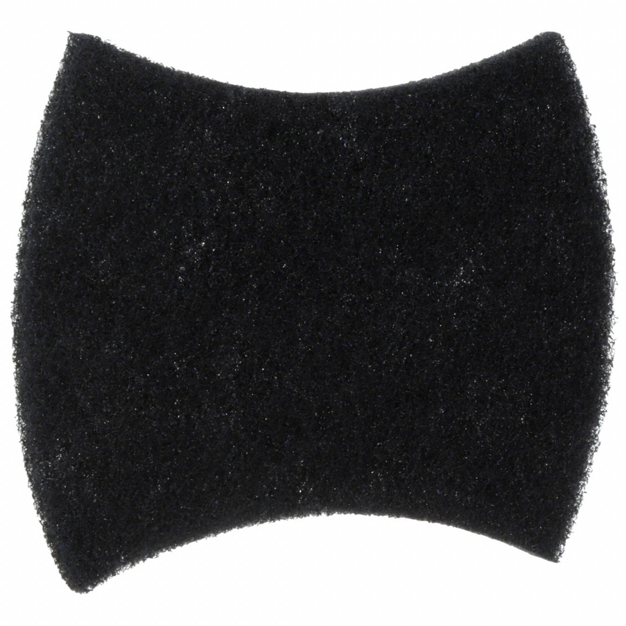 Scouring Pad: Resin, 5 1/2 in Lg, 3 7/8 in Wd, 1/4 in Ht, Blue, 20 PK