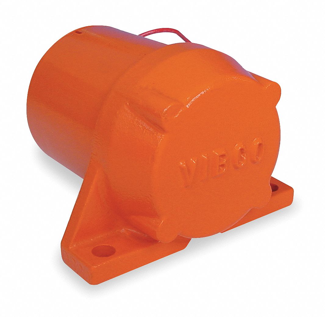 Electric Vibrator: DC Series, 20 lbf, 12V DC, 3.7 A, 3, 500 vpm, Totally Enclosed Nonventilated