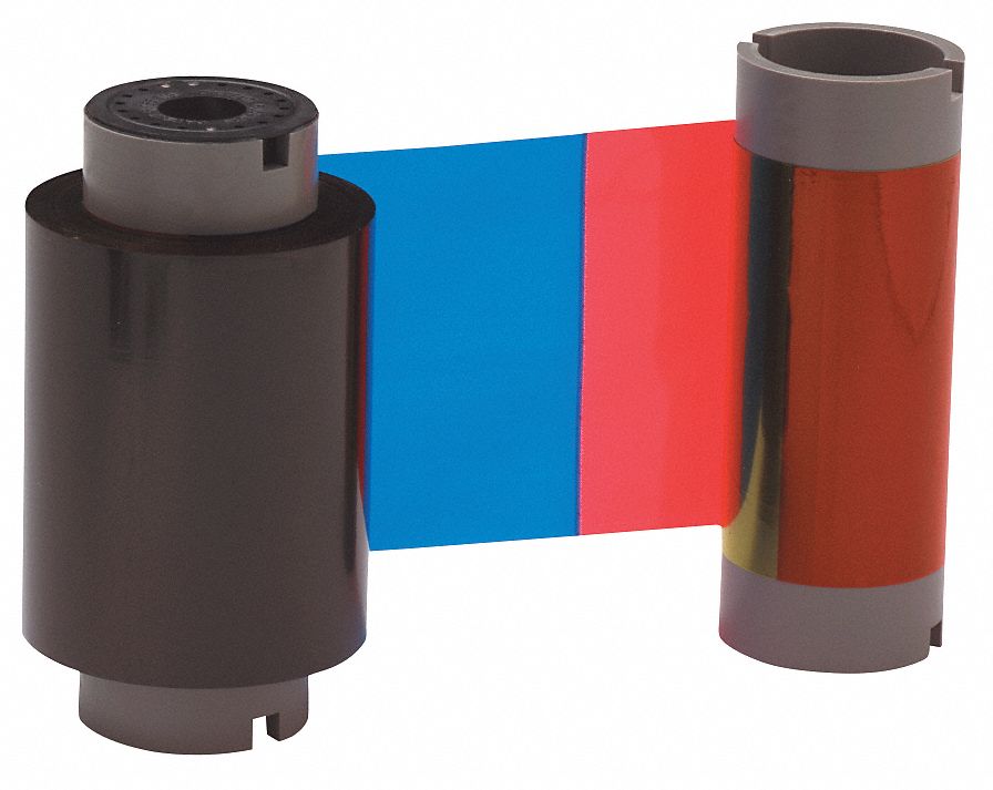 FARGO ID Card Printer Ribbon, Full Color 4HRG181733 Grainger