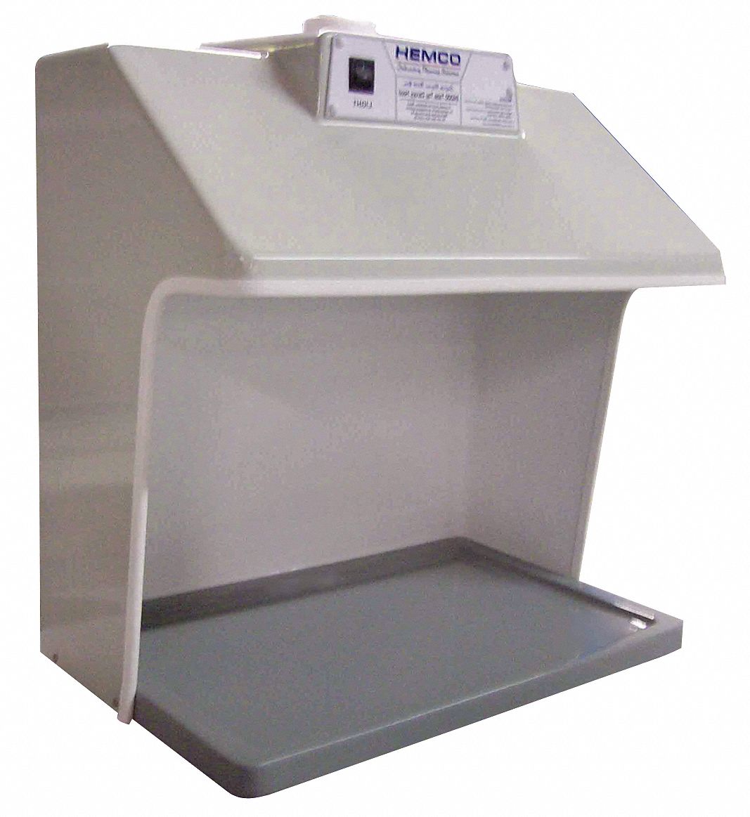 HEMCO, 24 in Overall Wd, 15 in Overall Lg, Vented Table Top Hood ...