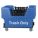CUBE TRUCK FOR TRASH AND RECYCLABLES, 23 CU FT CAPACITY, BLUE, TRASH ONLY
