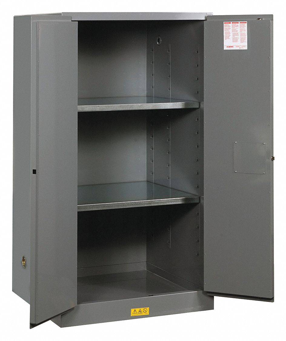 Justrite 60 Gal Flammable Cabinet Manual Safety Cabinet Door