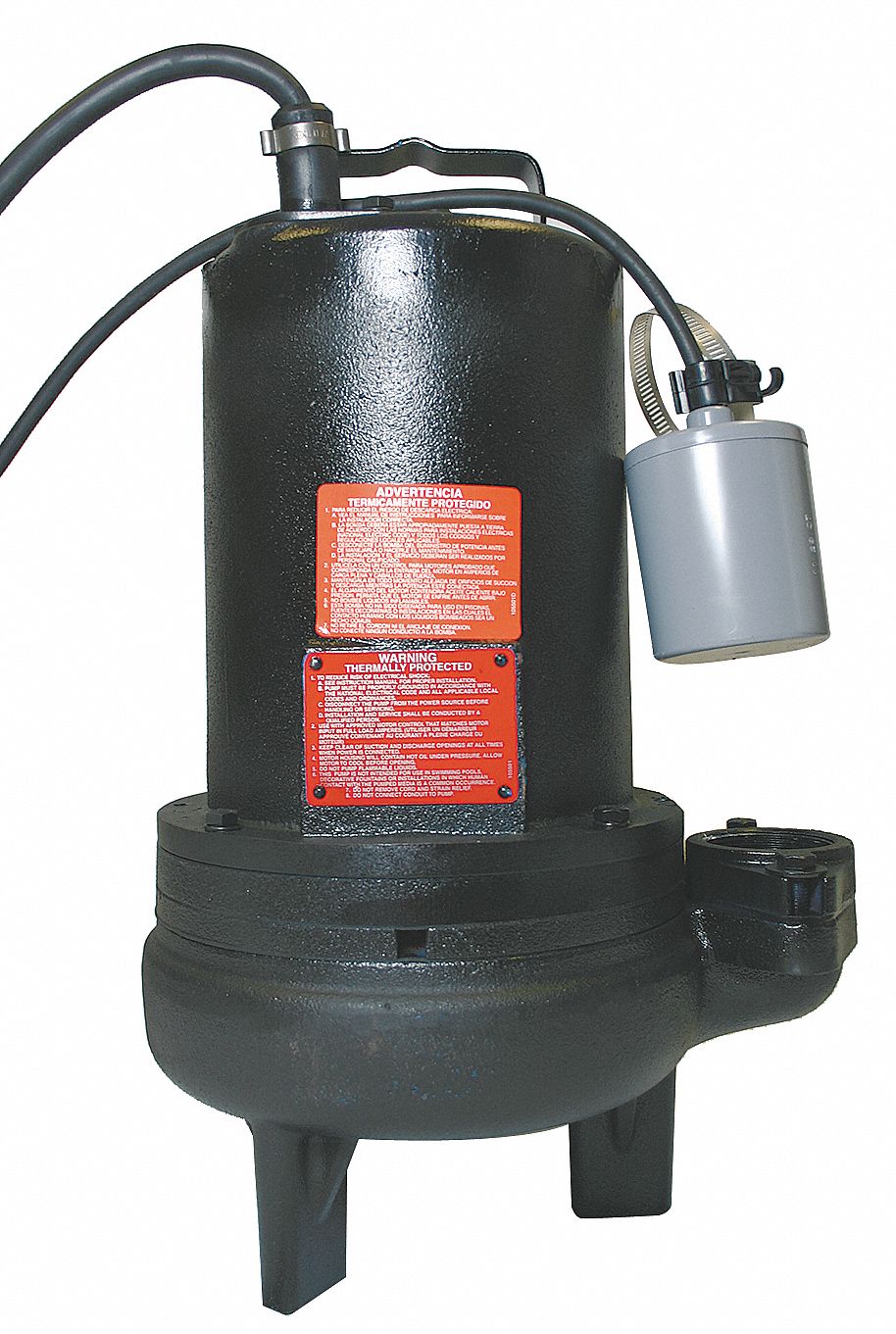 DAYTON Bomba de Aguas Residuales Sumergible , 5 HP Manual , 230