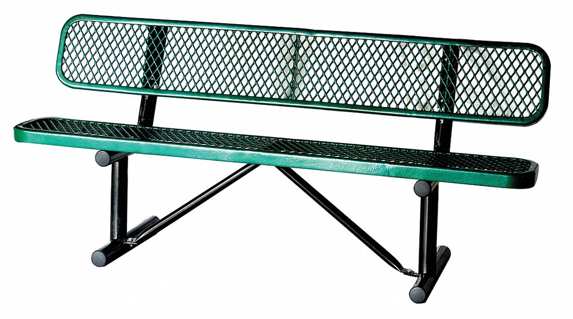 4HUT3 - E0153 Outdoor Bench 72 in L x 24 in x 31 in.